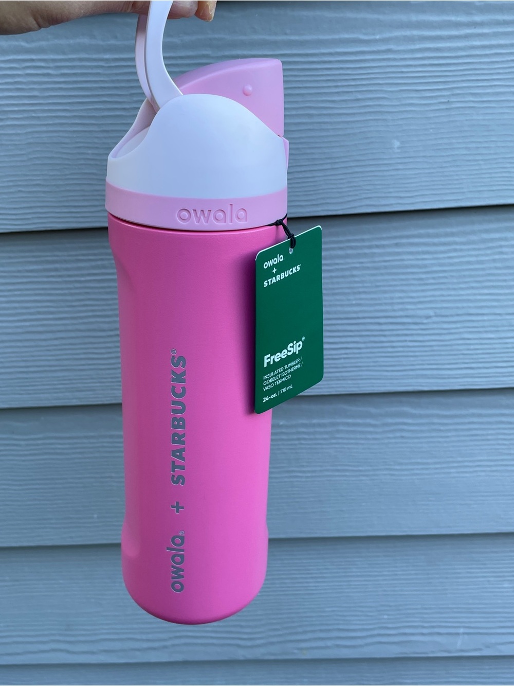 Starbucks x Owala FreeSip Insulated Tumbler 2026 Pink Limited Edition 24oz - New - Picture 8 of 10
